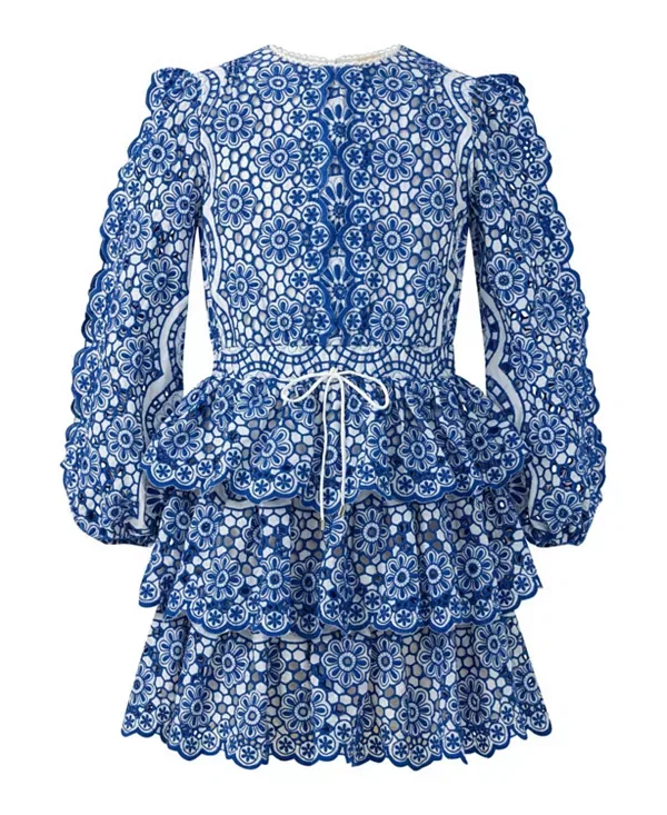 Детское платье для девочек с длинным рукавом Marlo Kids, Royal Blue