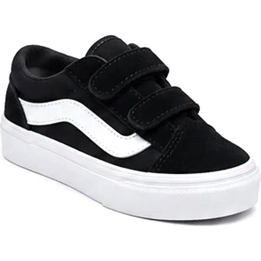 Детские кроссовки с принтом Vero Ls V Vans, Черный — фото 3