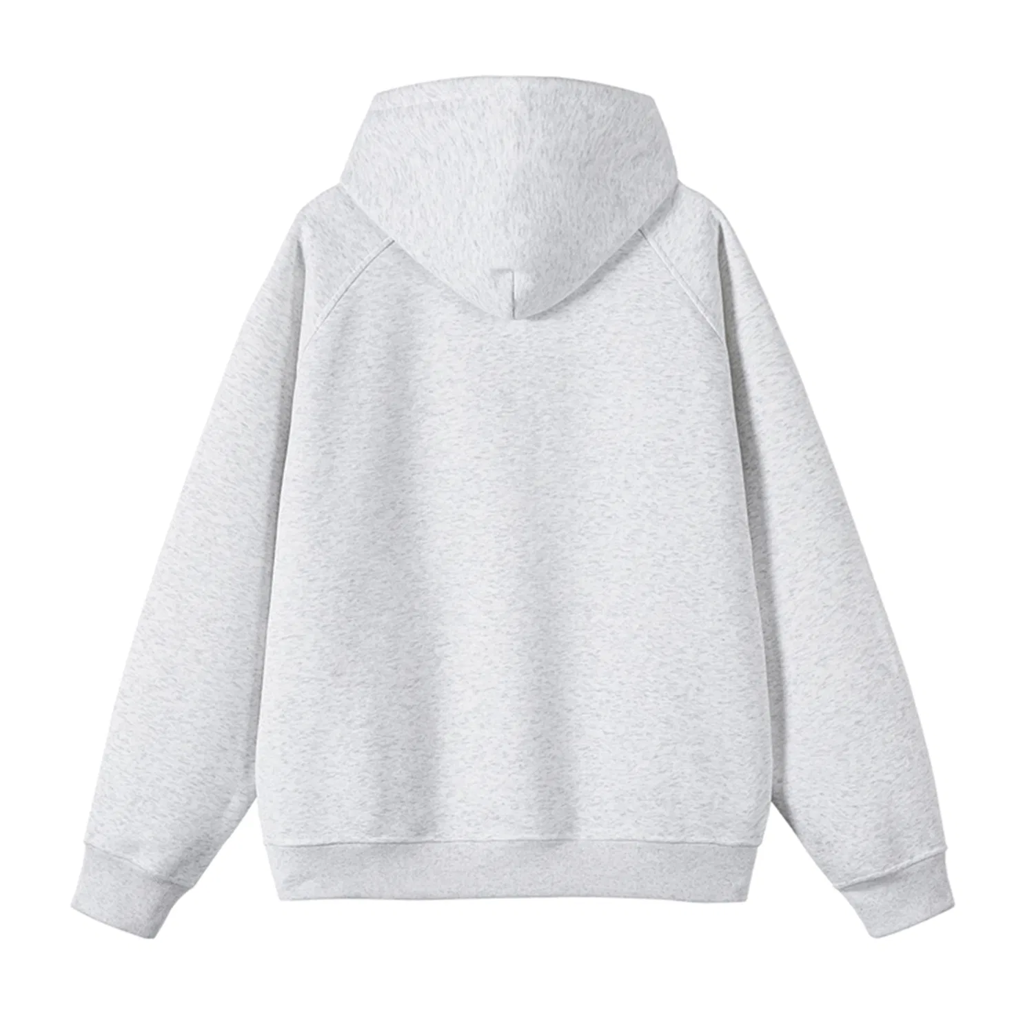 Детский свитшот с капюшоном средней плотности Heather Gray (DIY Badge) WARRIOR — фото 4