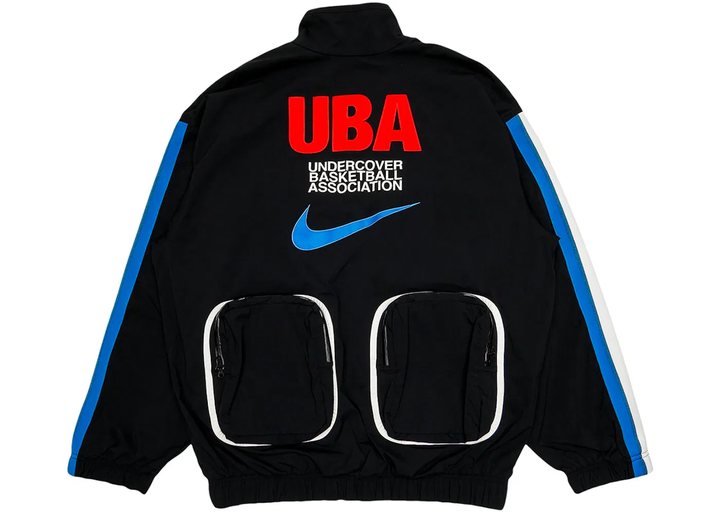 Мужской спортивный костюм с контрастными полосами Track Suit Nike, Black — фото 2