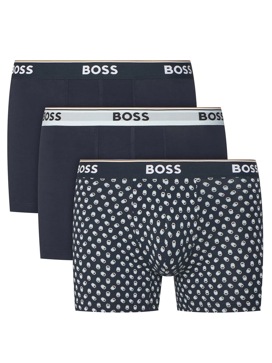 Мужской комплект боксеров BoxerBr Power Des Boss, темно-синий