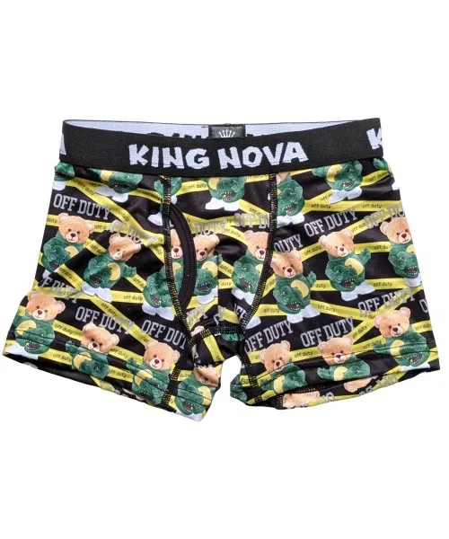 Детские боксеры с принтом KING NOVA, box408, Black