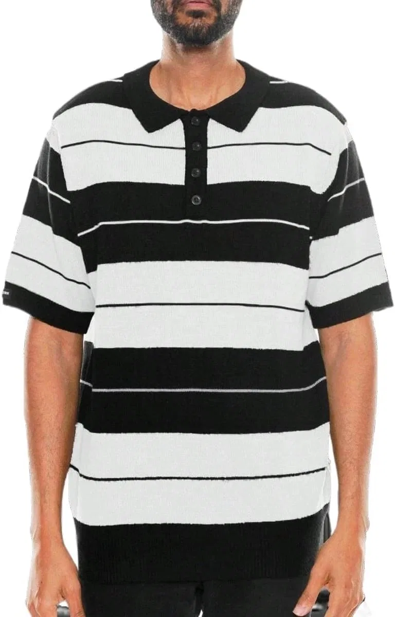 Мужская футболка с коротким рукавом Old Knit West Side, Black White