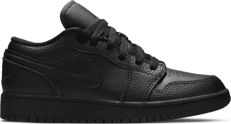 

Кроссовки Air Jordan 1 Low GS Triple Black, черный