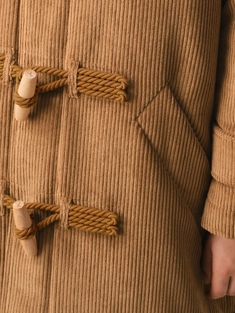 Пальто Duffle Coat, Camel AMI PARIS — фото 3
