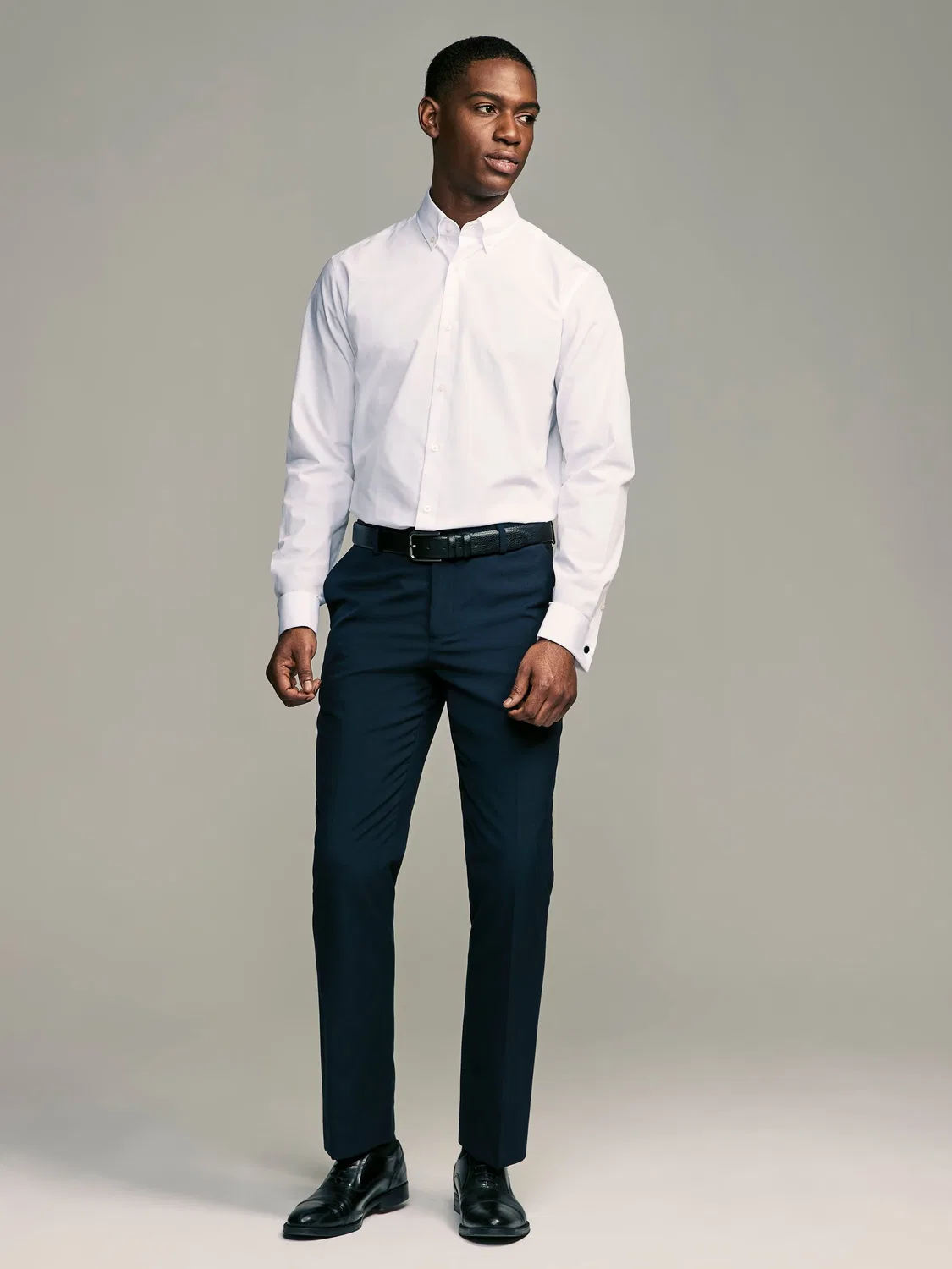Рубашка с отложным воротником, slim fit, Easy Care Next, белый — фото 2