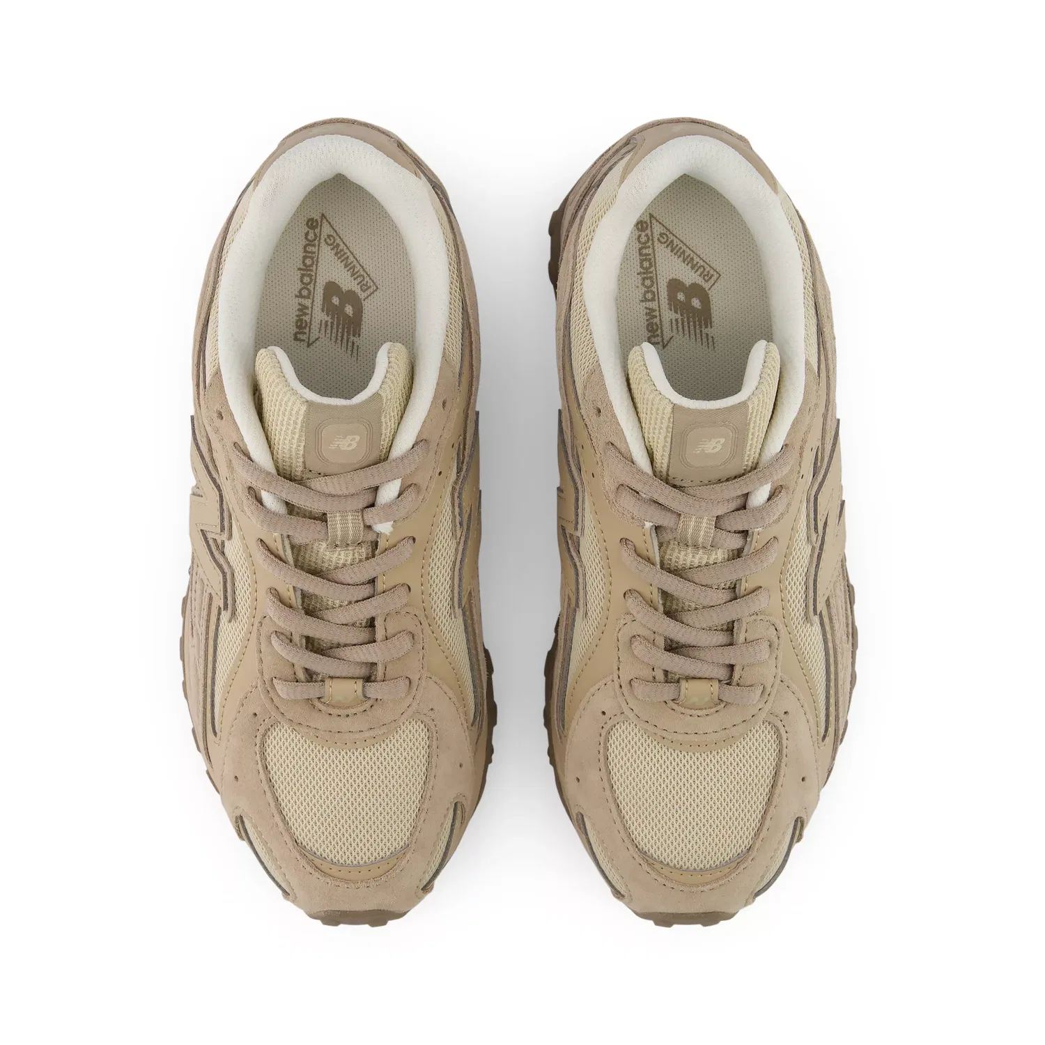 Детские кроссовки с шнуровкой 204L New Balance, Driftwood With Sandstone — фото 4