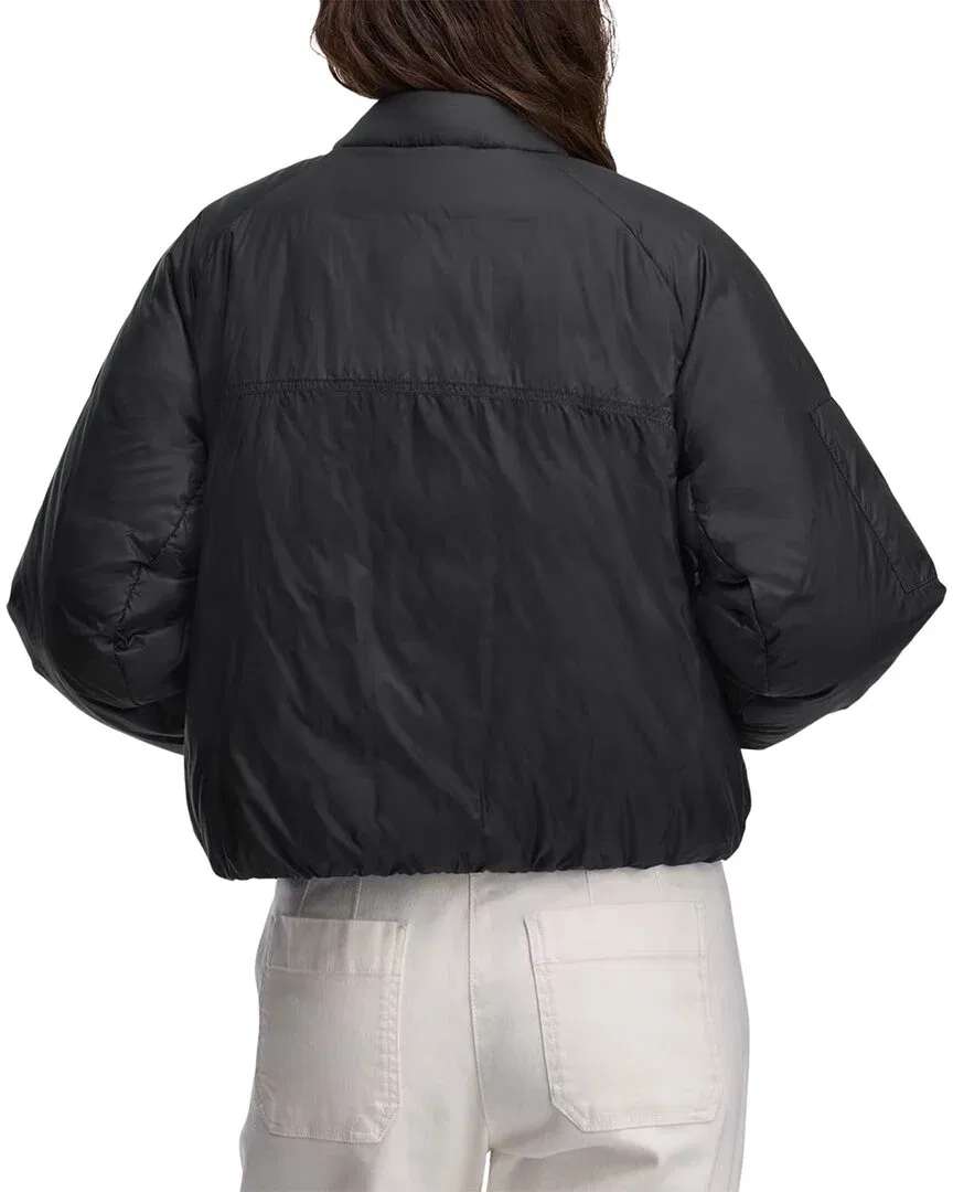 Женский пуховик-бомбер утепленный Canada Goose Elba Down Bomber Jacket, черный — фото 2