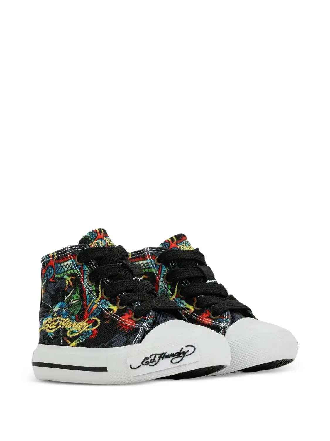 Высокие кроссовки Dragon Tattoo Ed Hardy, черный — фото 2