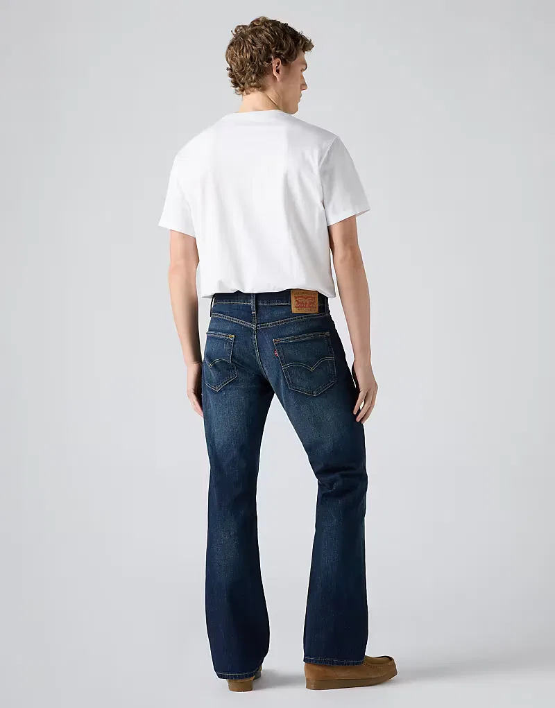 Джинсы Levi's 527 зауженные, расклешенные, темно-синий