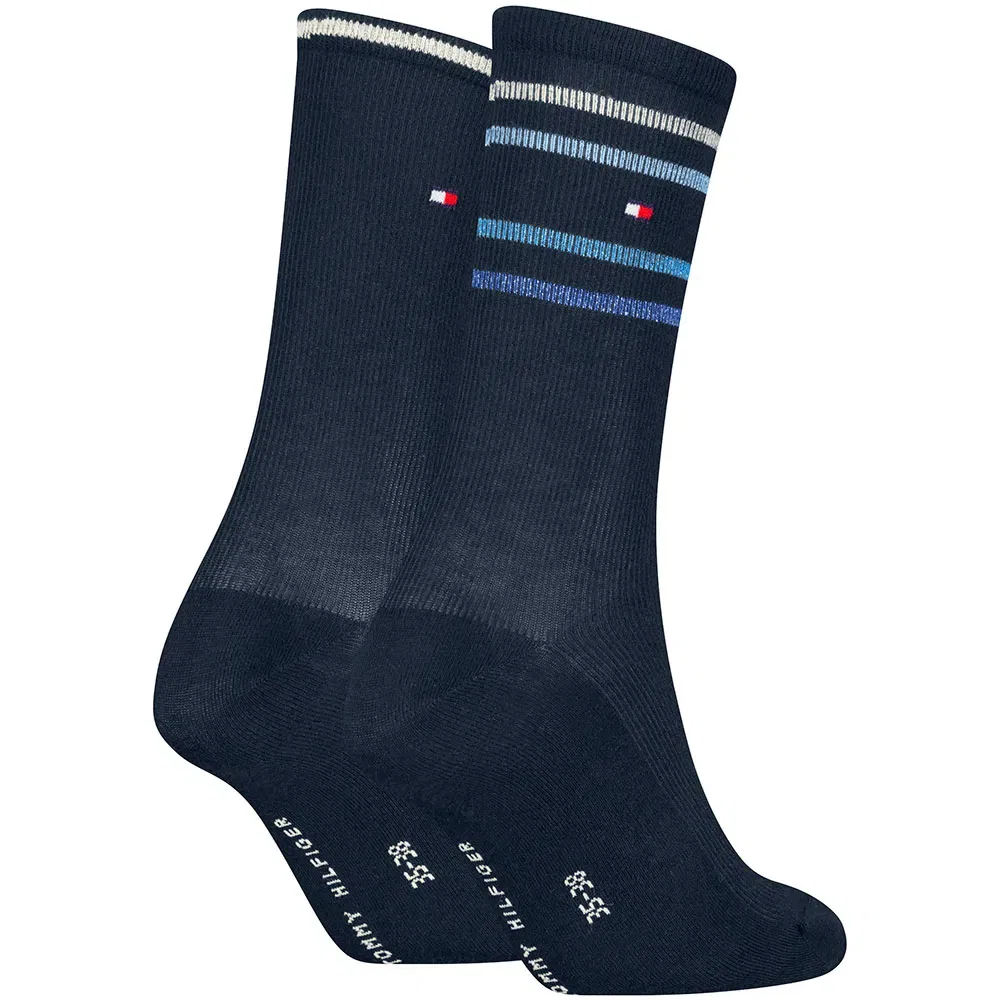 Женские носки с люрексом Lurex Stripe Tommy hilfiger, Blue — фото 2