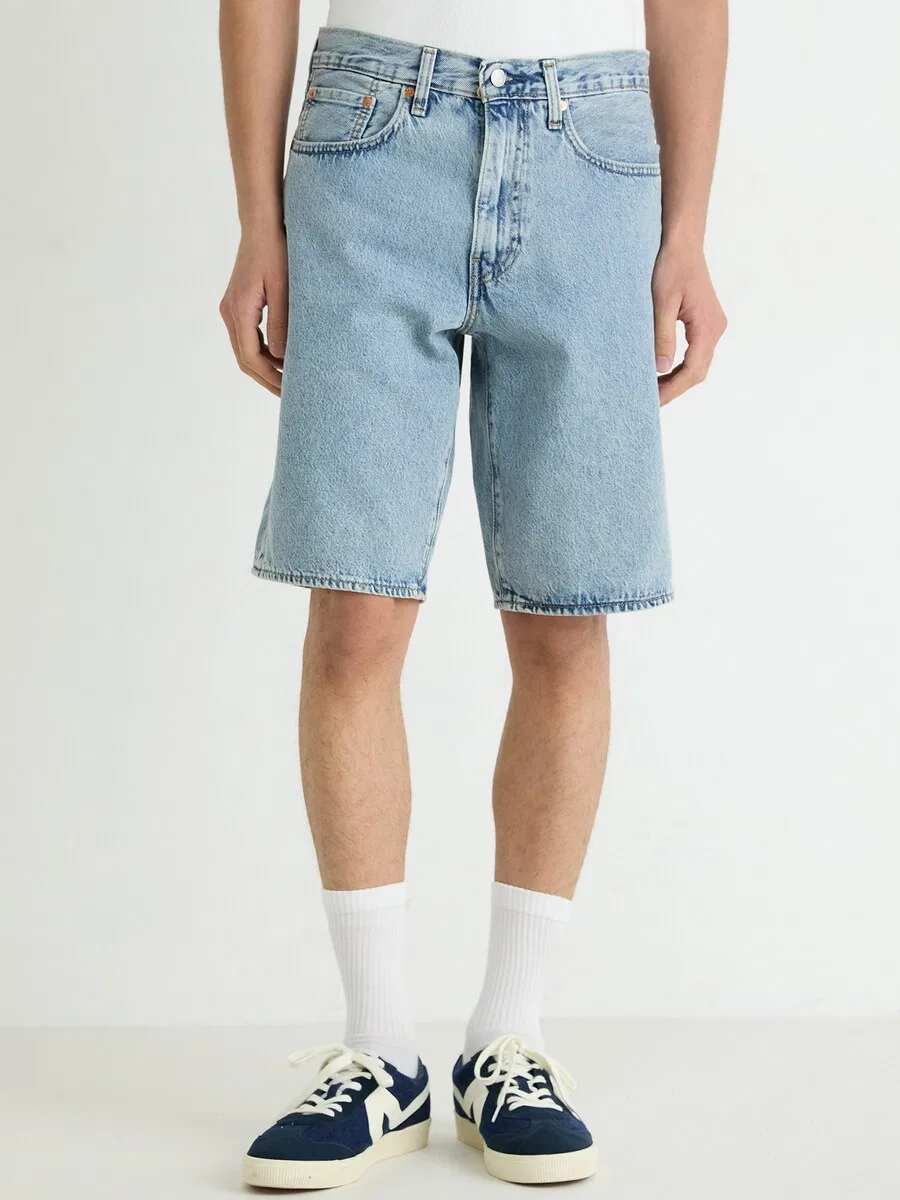 Шорты LEVI'S свободного кроя '478 Baggy Shorts' синего цвета — фото 3