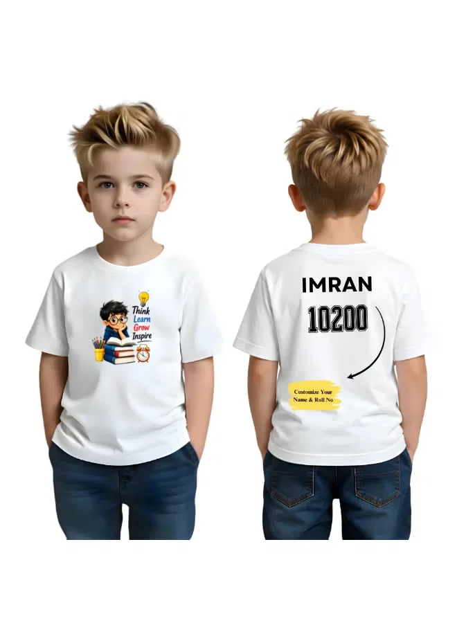 Футболка с принтом на школьную тематику, хлопковая, Printshop4Me, дизайн 10