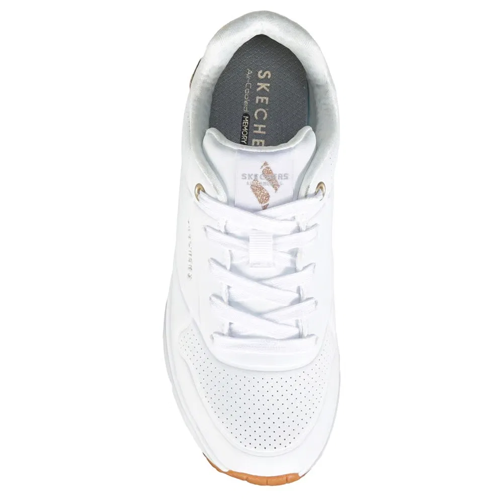 Детские кроссовки Street Uno Skechers, White/Gum — фото 4