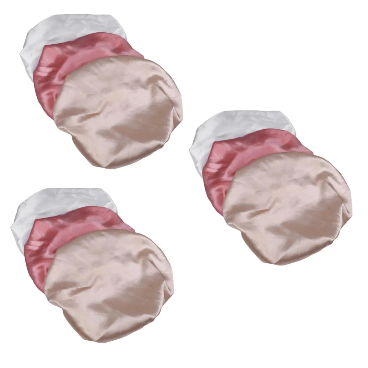 Шапочка для душа Satin, FRCOLOR, 9 шт, 31x31 см, мультиколор