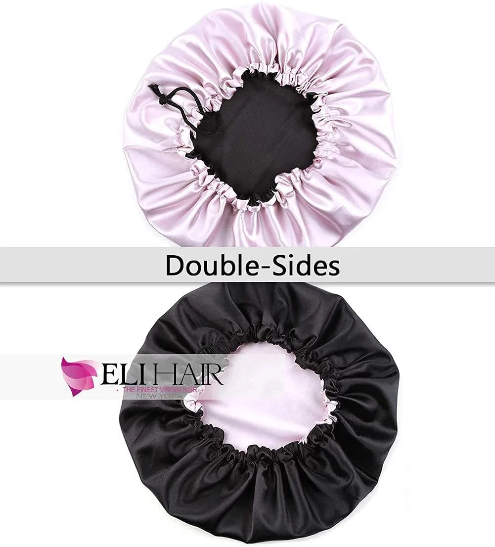 Шапочка для душа, ELIHAIR, двусторонняя, L, Light Purple/Black — фото 4