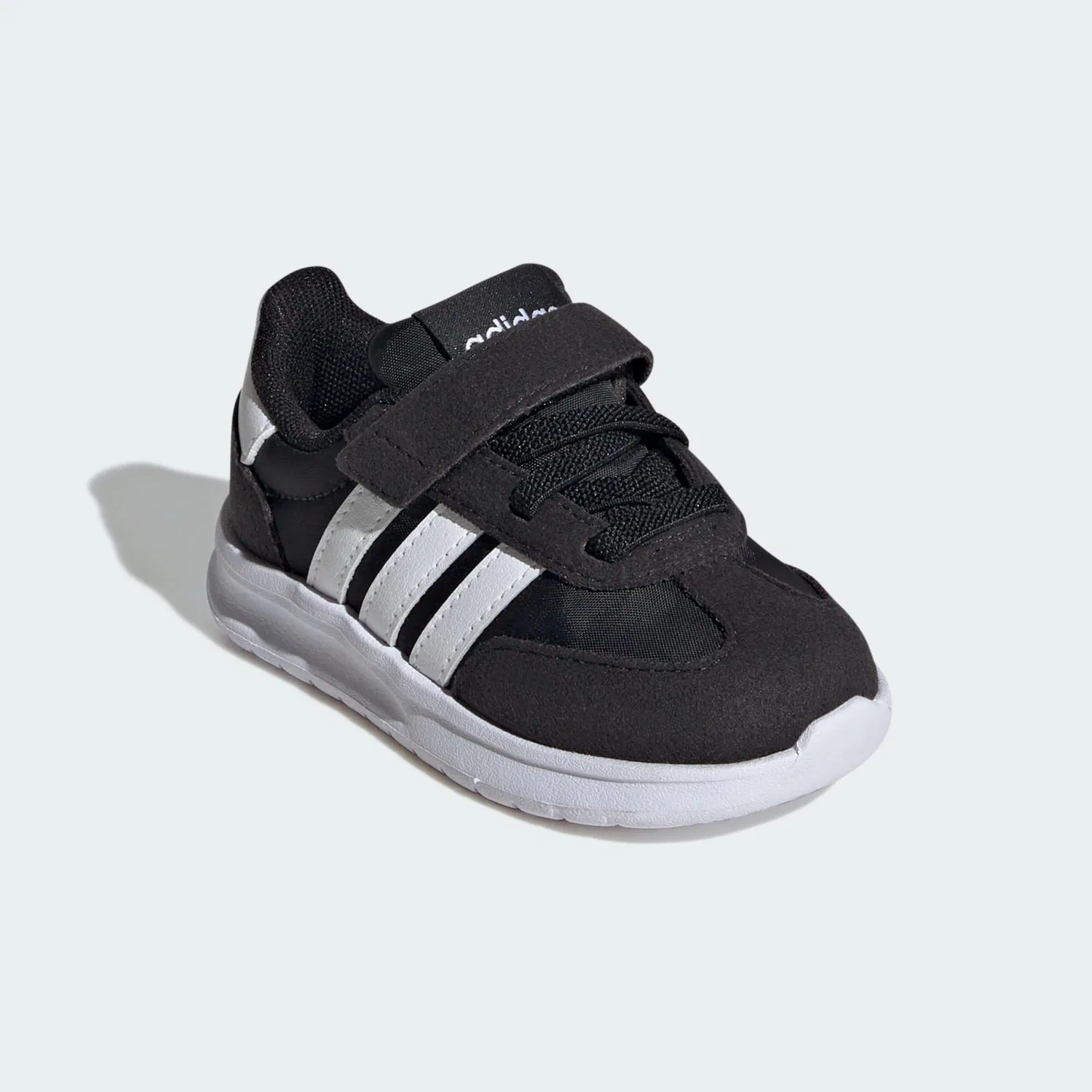 Детские кроссовки с ретро-дизайном Run 70s 2.0 Adidas, Schwarz Weiss — фото 4