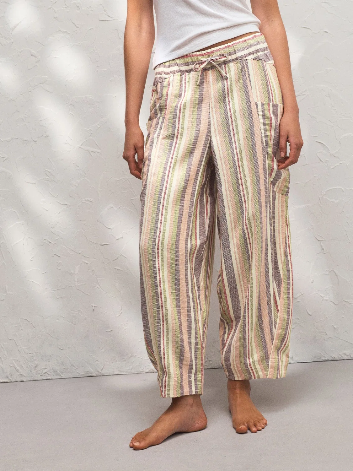 Брюки прямого кроя Multi Stripe Next, мульти-полоска
