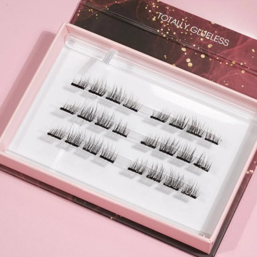 Ресницы накладные DIY Press On Eyelash Extensions, Aylashes, 3 пары, прозрачная лента — фото 3