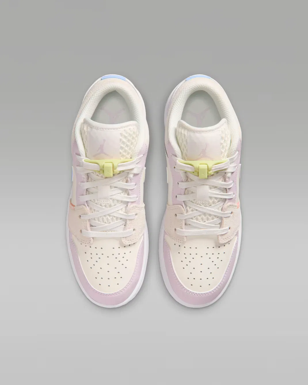 Кроссовки для детей постарше Air Jordan 1 Low, Sail/White/Fennel/Aluminum — фото 4