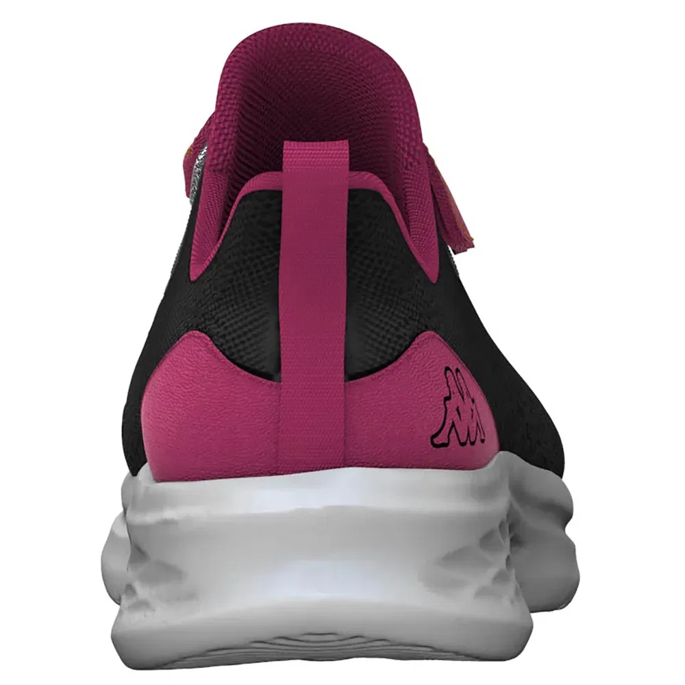 Детские кроссовки для девочек Kappa Logo Postie Ev, Black — фото 3
