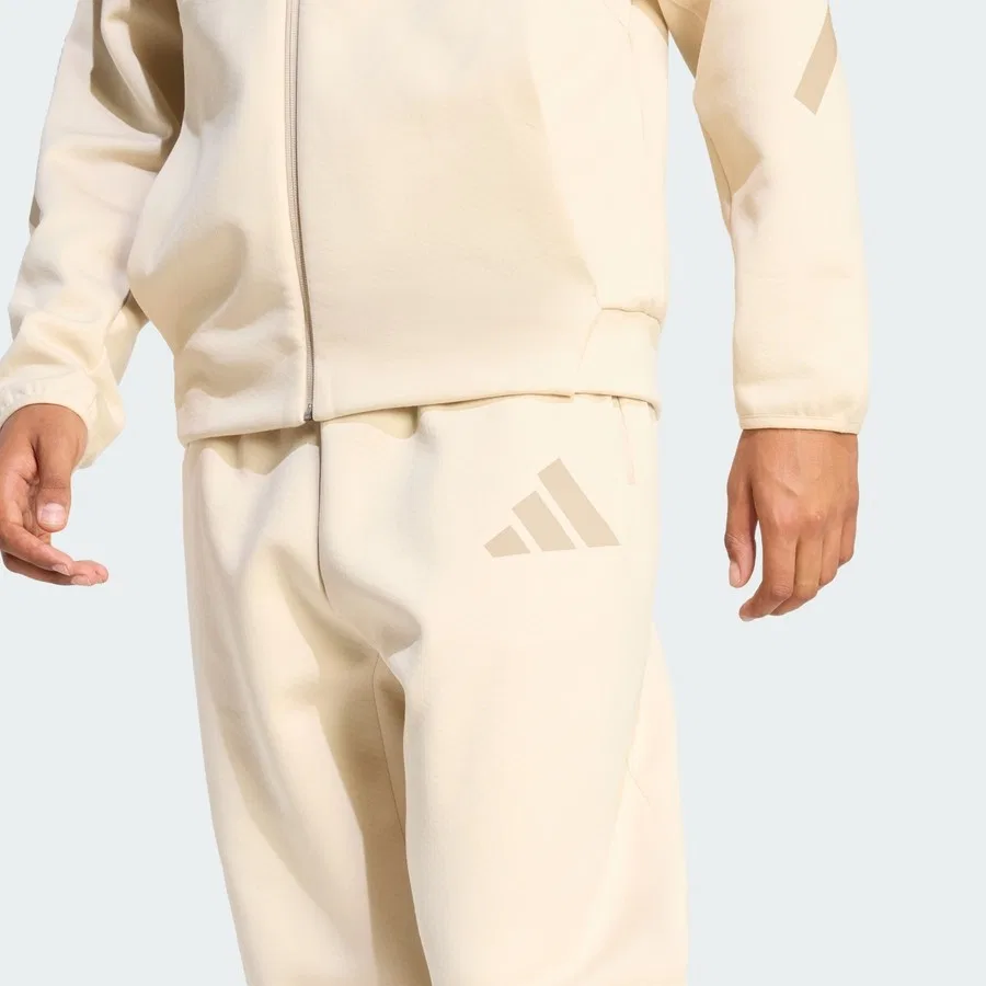 Спортивные брюки с карманами Z.N.E. Open-Hem Pants adidas, Бежевый — фото 4