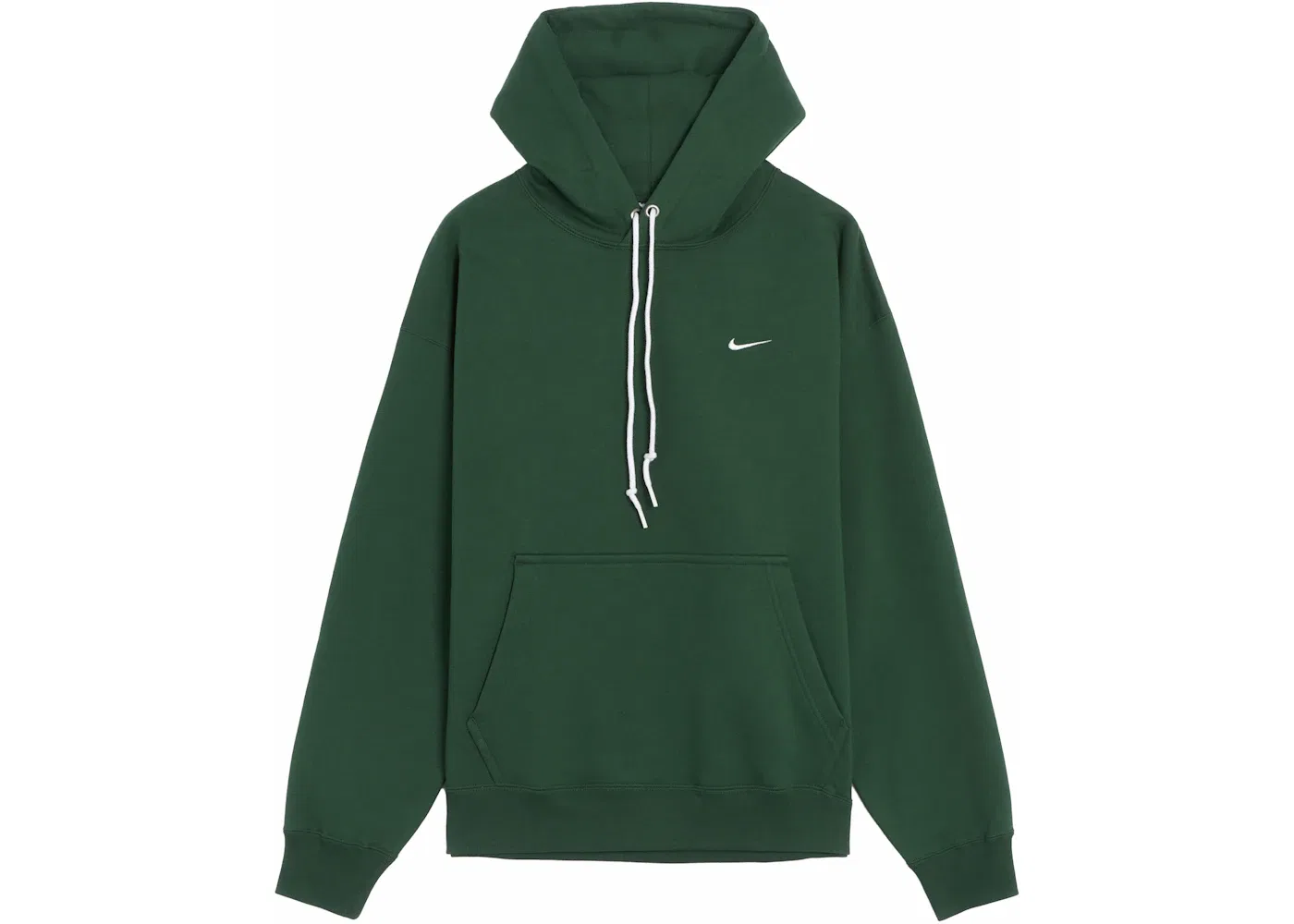 Мужская худи с длинным рукавом Nike Solo Swoosh Fleece Pullover Hoodie, Fir White
