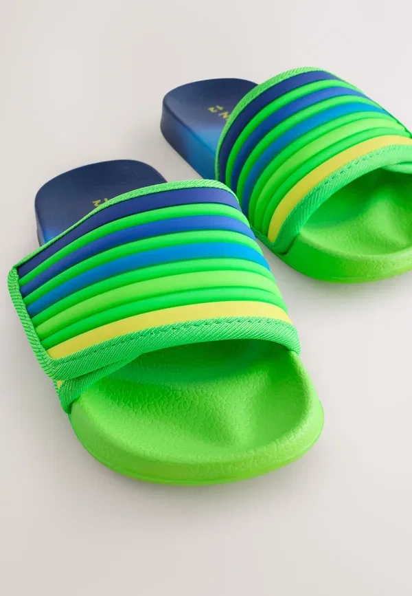 Мюли с градиентом Regular fit - adjustable sliders - mules Next green, синий/зеленый — фото 4