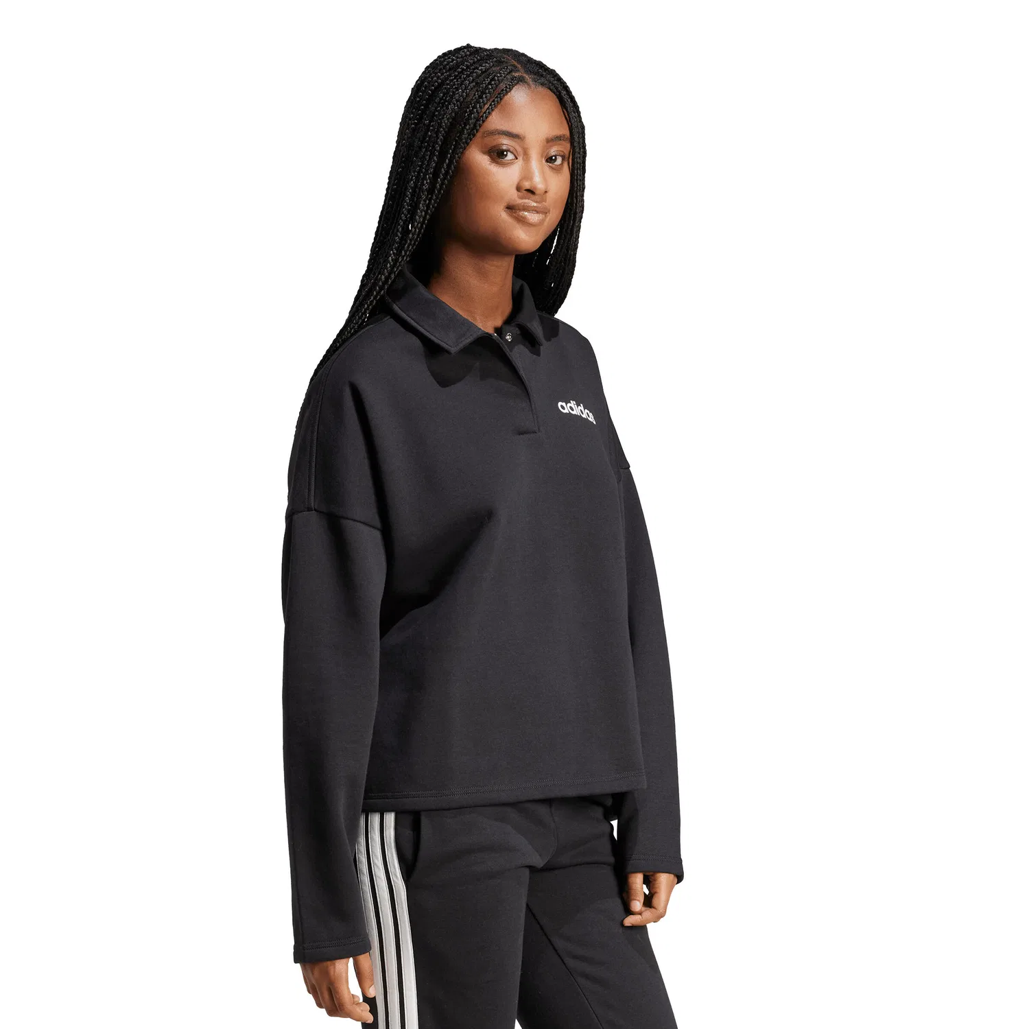 Женский свитшот adidas Essentials, Цвет: Schwarz — фото 4
