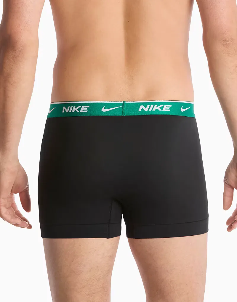 Боксеры-брифы хлопковые Essential 3 шт Nike, черный — фото 4