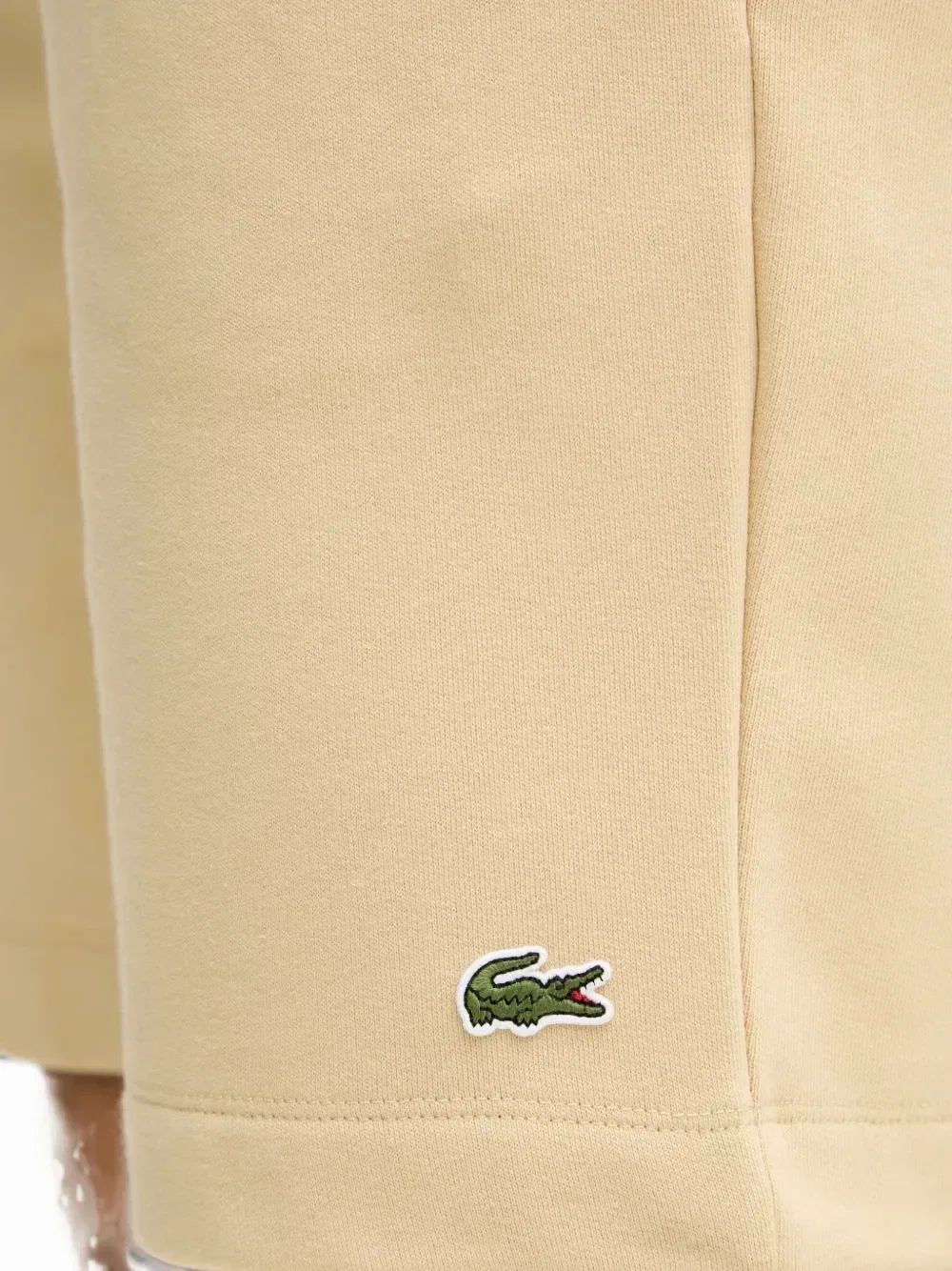 Шорты-трек с логотипом Lacoste, бежевый — фото 4
