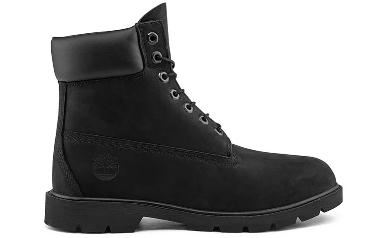 Ботинки мужские Timberland из текстурированной кожи, водонепроницаемые, черные — фото 2