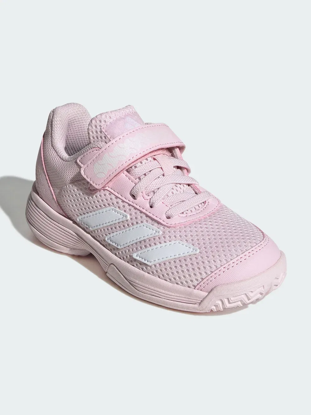 Courtflash унисекс - теннисные кроссовки для разных типов кортов Adidas Performance, Distilled Pink/Ftwr White/Distilled Pink