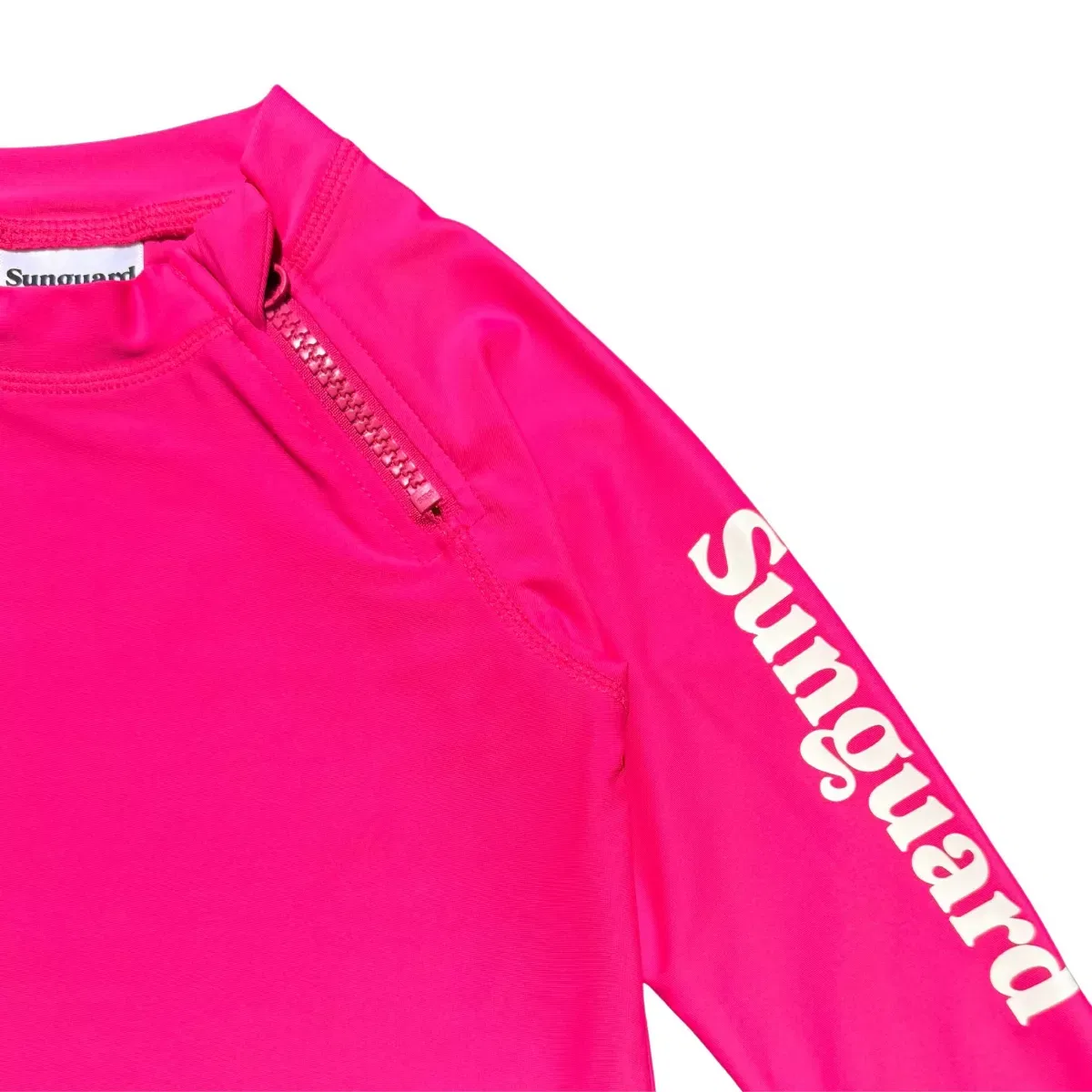 Детский рашгард с длинным рукавом Sunguard Swim, Safety Pink — фото 3