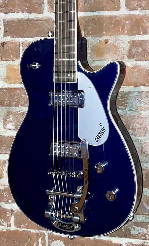 

Электрогитара Gretsch G5260T Electromatic Jet Baritone Bigsby Midnight Sapphire, Support Small Business