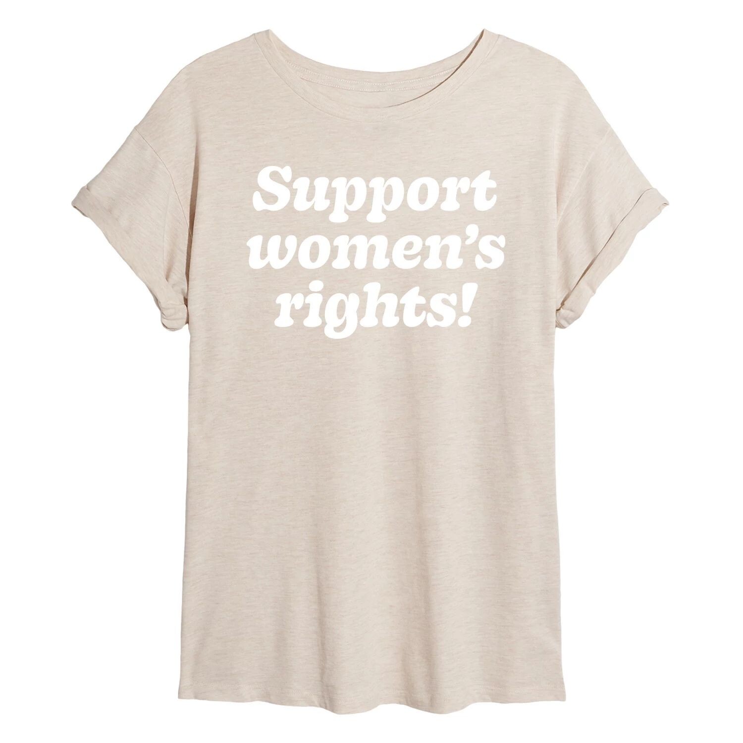 

Струящаяся футболка Juniors' Support Women's Rights Licensed Character