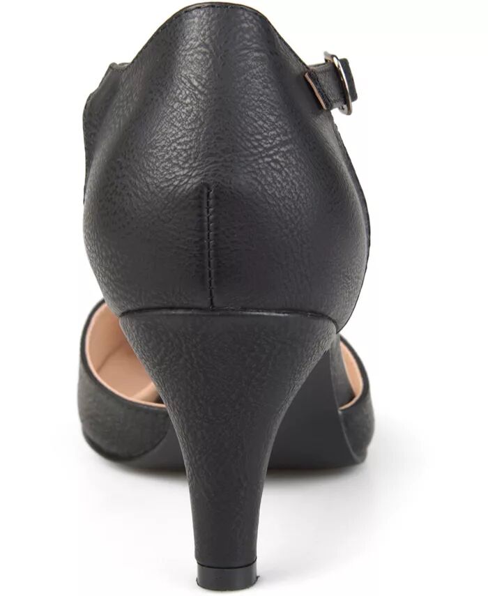 Женские туфли-лодочки Bettie с острым носком Journee Collection, черный — фото 3