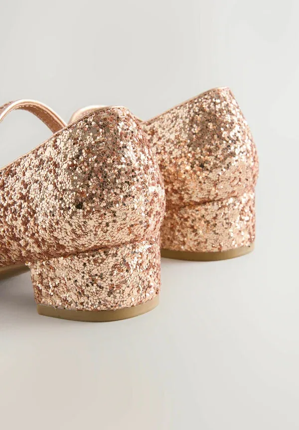 Туфли с каблуком Regular Fit Mary Jane Next, Rose Gold, розовый — фото 4