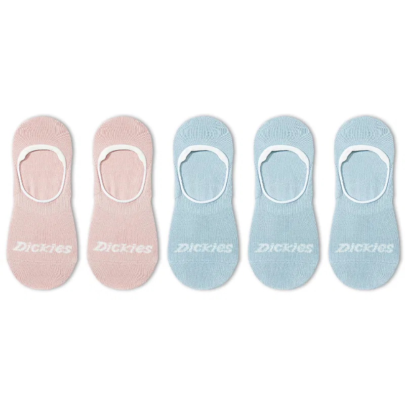 Детские носки без следов, 5 пар, Dickies, Pink/Light Blue