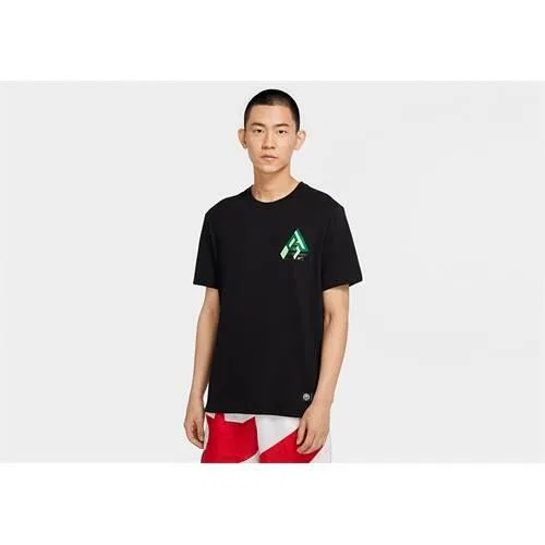 Мужская футболка с принтом Giannis Logo Nike, Schwarz