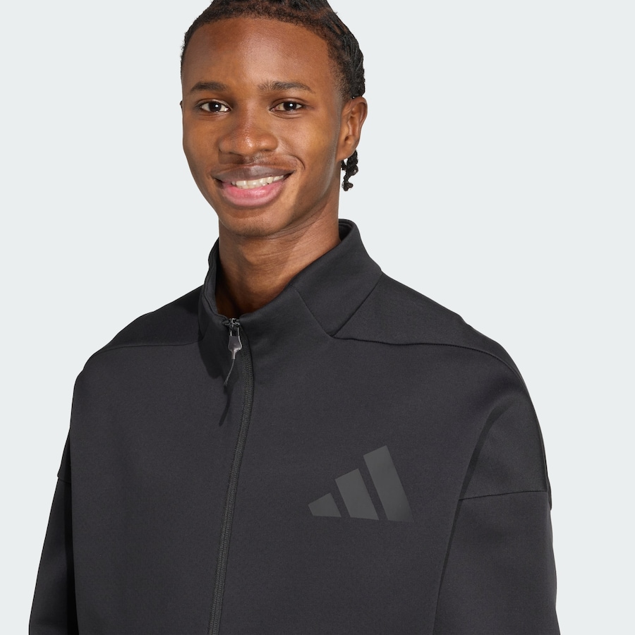 Спортивная толстовка с капюшоном на молнии ADIDAS SPORTSWEAR Z.N.E., черный — фото 4