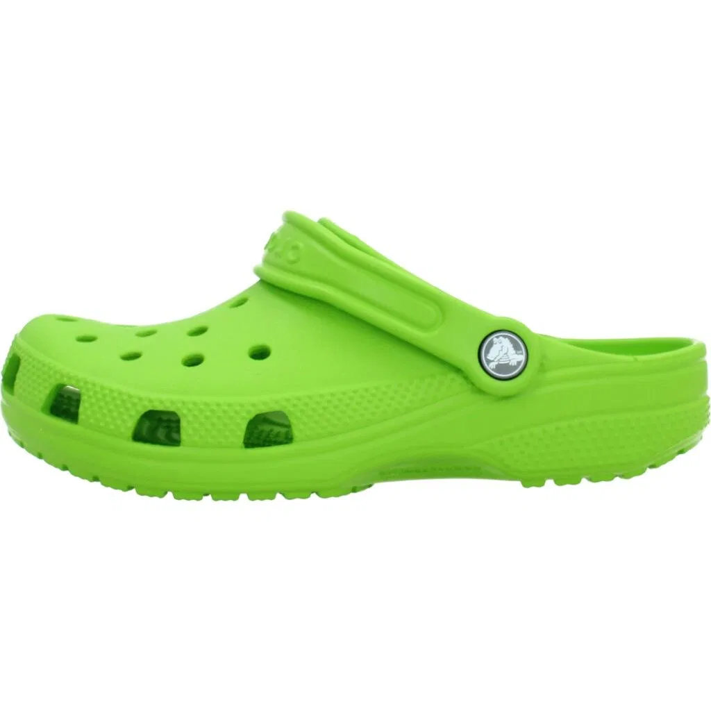 Детские классические клоги Crocs Classic Clog K, Цвет Grun — фото 2
