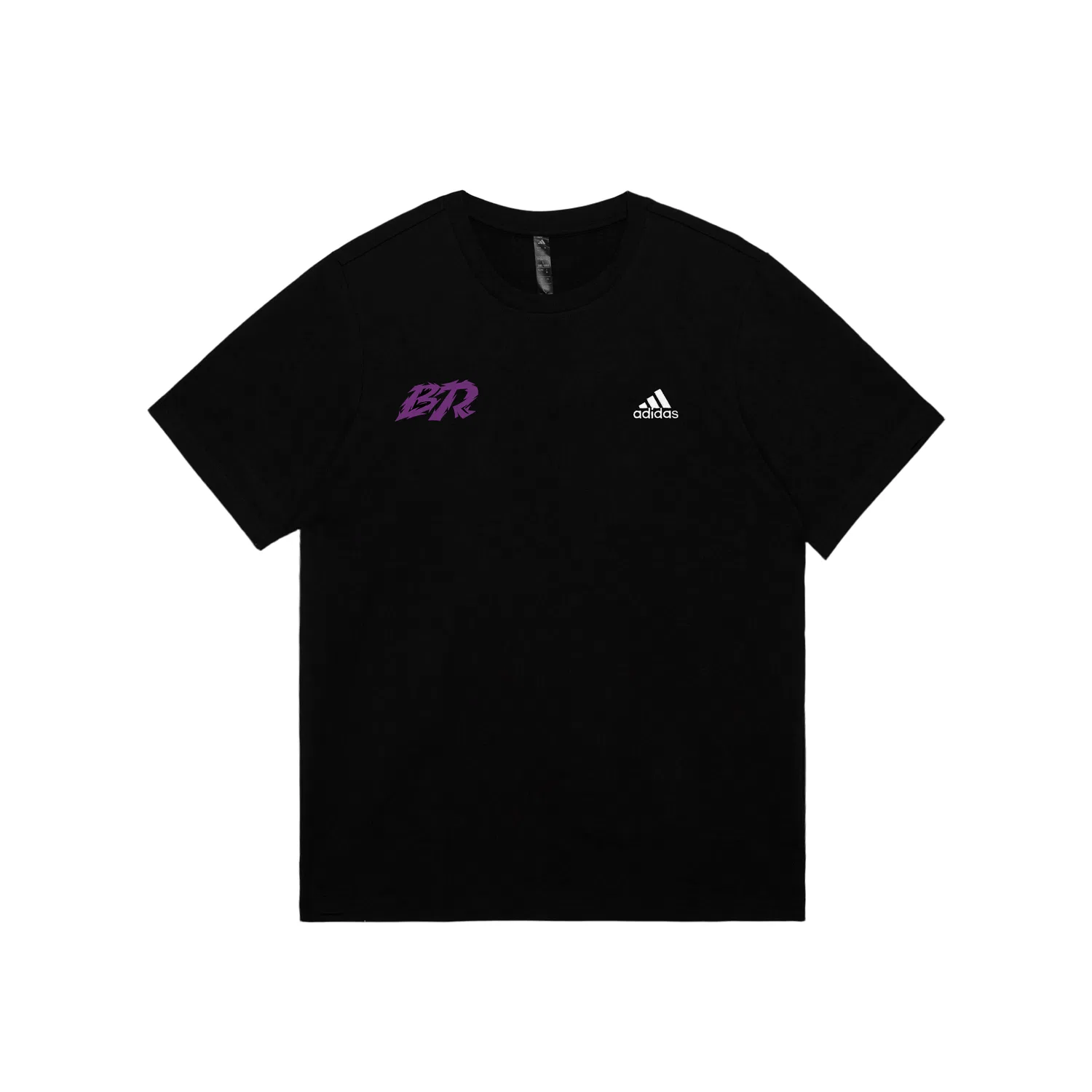 Мужская/Футболка с круглым вырезом Adidas MUST HAVES, Черный — фото 4