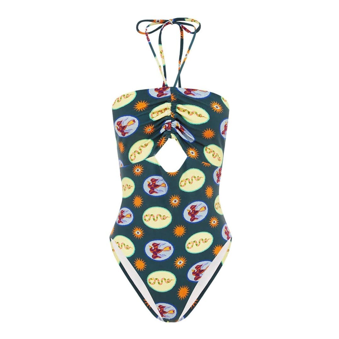 

Купальник ALÉMAIS Guardian Ruched One Piece, зеленовато-синий/мультиколор, Зеленый, Купальник ALÉMAIS Guardian Ruched One Piece, зеленовато-синий/мультиколор