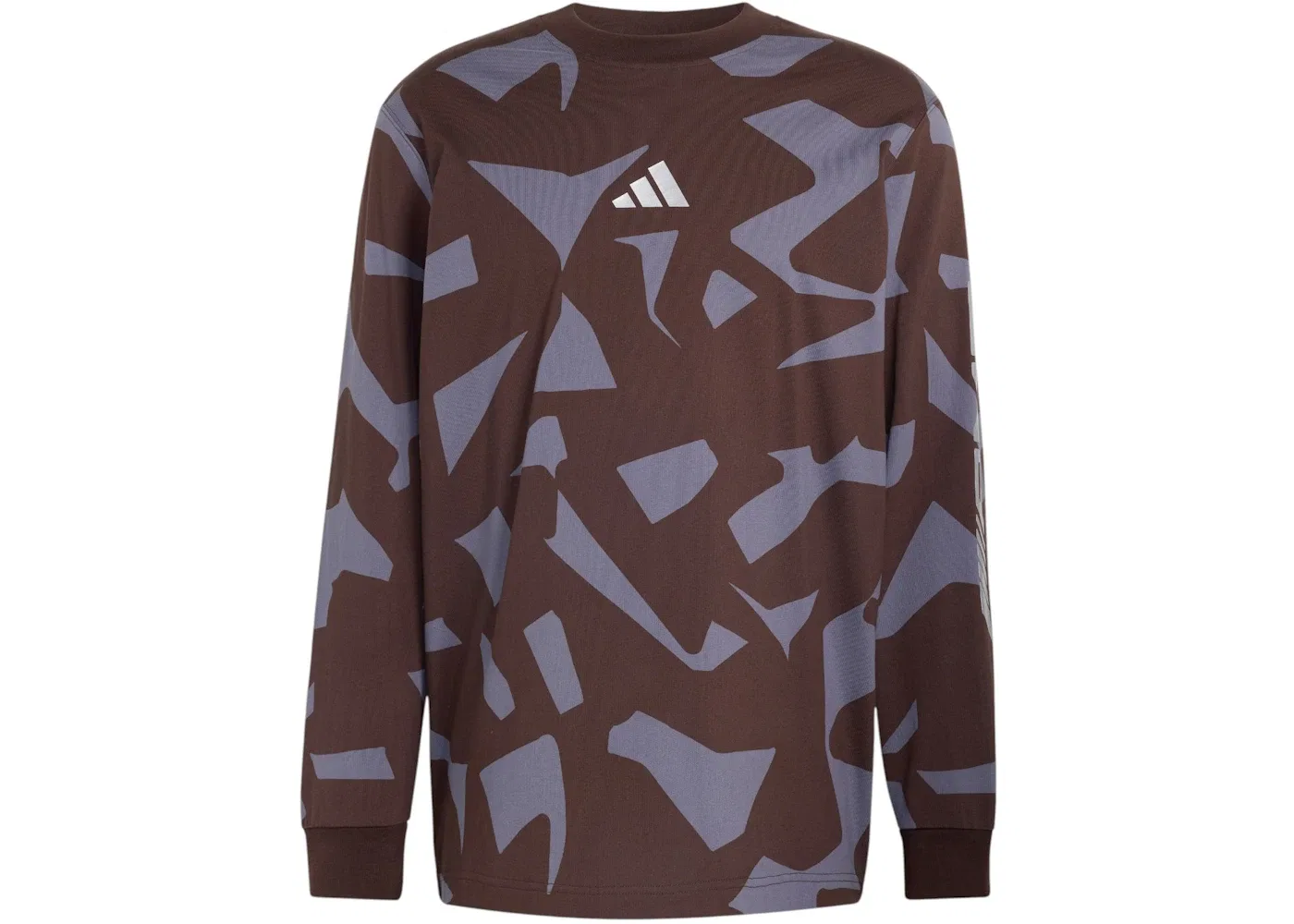 Мужская футболка с длинным рукавом Top Adidas, Aurora Coffee/Aurora Onix