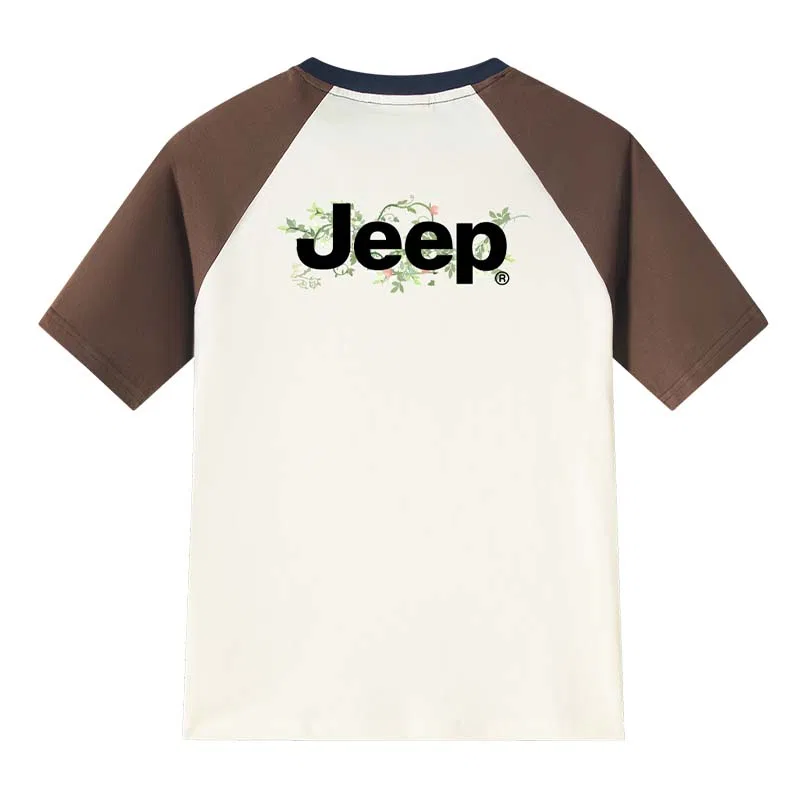 Детская футболка с круглым вырезом Jeep, Ginger — фото 4
