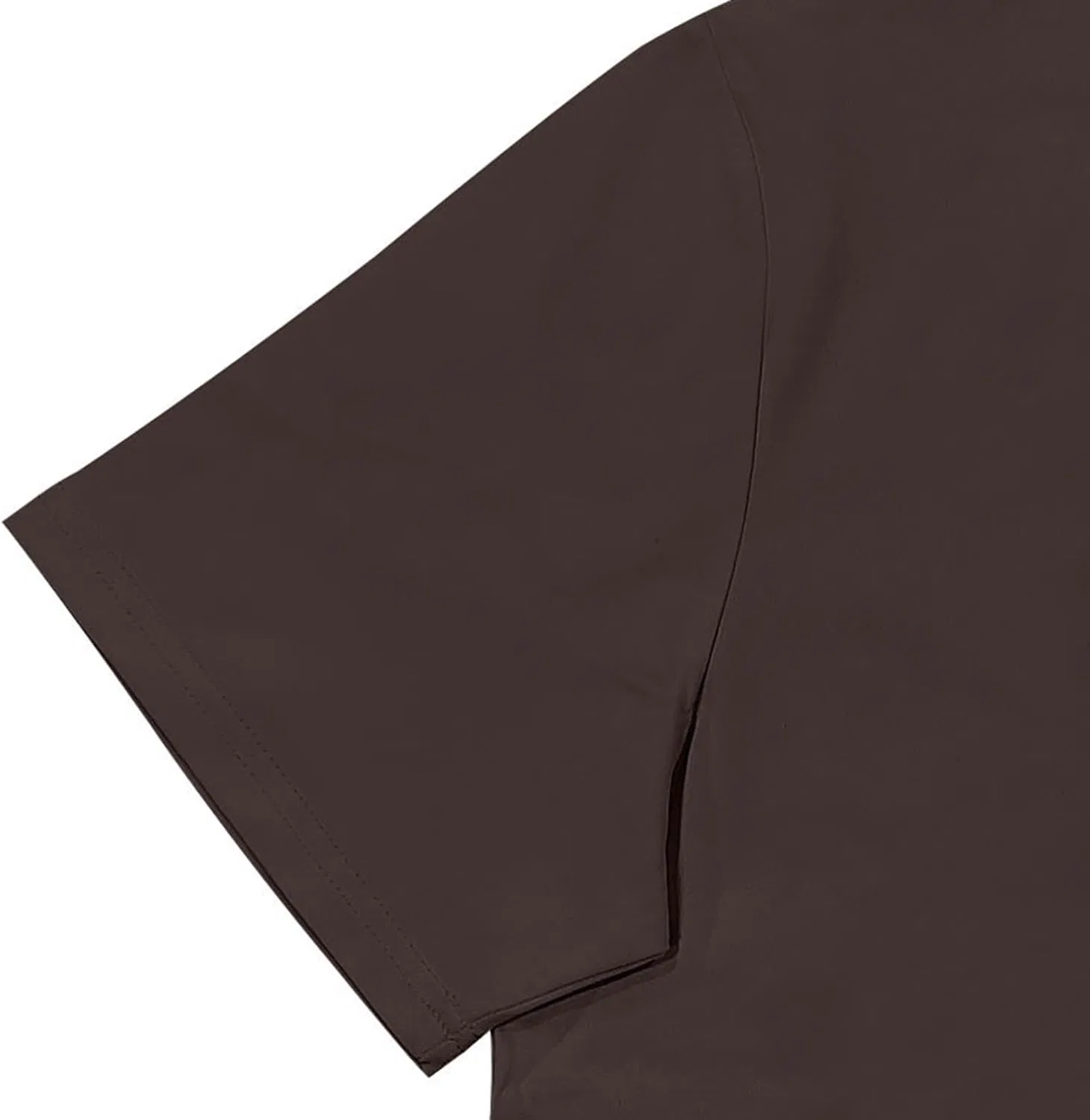 Мужская футболка с глубоким V-вырезом Generic, Brown — фото 4