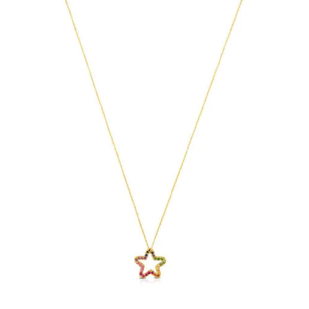 

Колье с подвеской Tous Icon Star , золото/драгоценные камни