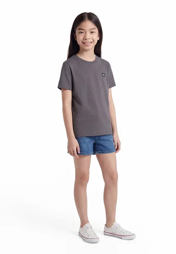 Мини-нагрудник Mono - базовая футболка Calvin Klein Jeans, угольный