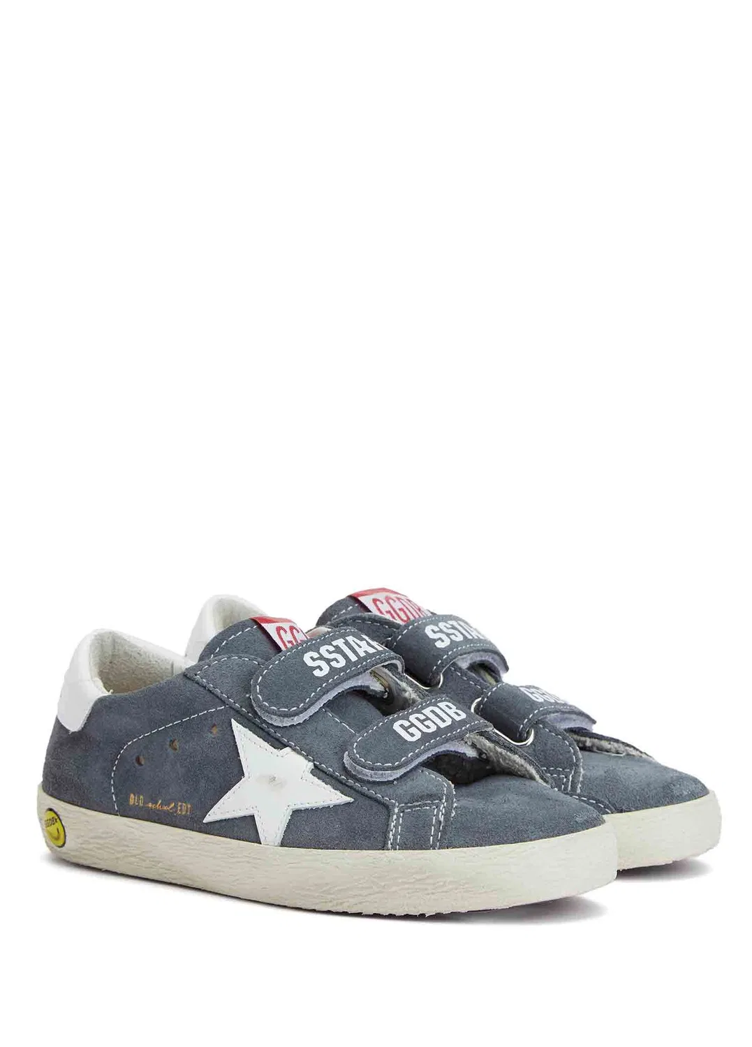 Кроссовки детские Golden Goose Old School, multi white — фото 2